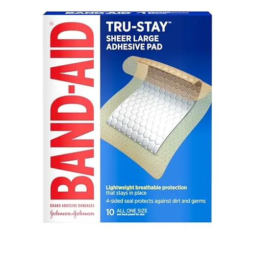 Band-Aid Tru-Stay Adhesive Pads Review for First Aid Care