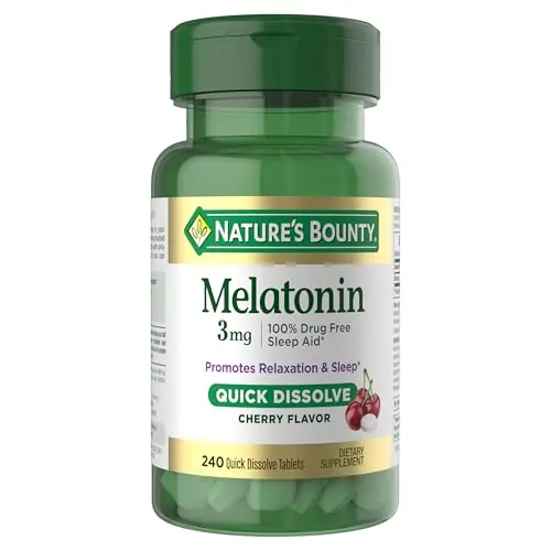 Nature's Bounty Melatonin 3mg Review: Sleep Aid...