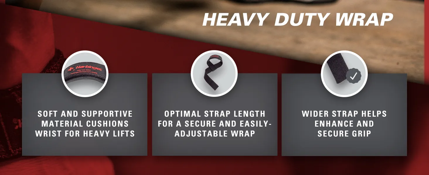 Harbinger Padded Cotton Lifting Straps Review image 9