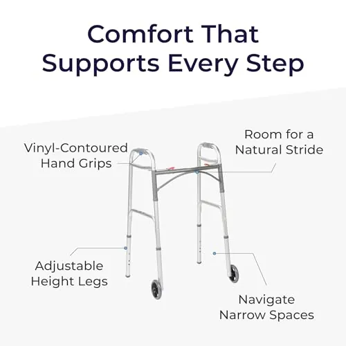 Drive Medical Two-Button Folding Walker Review image 4