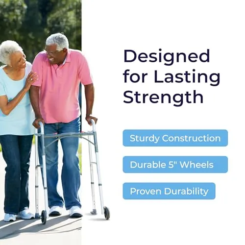 Drive Medical Two-Button Folding Walker Review image 5