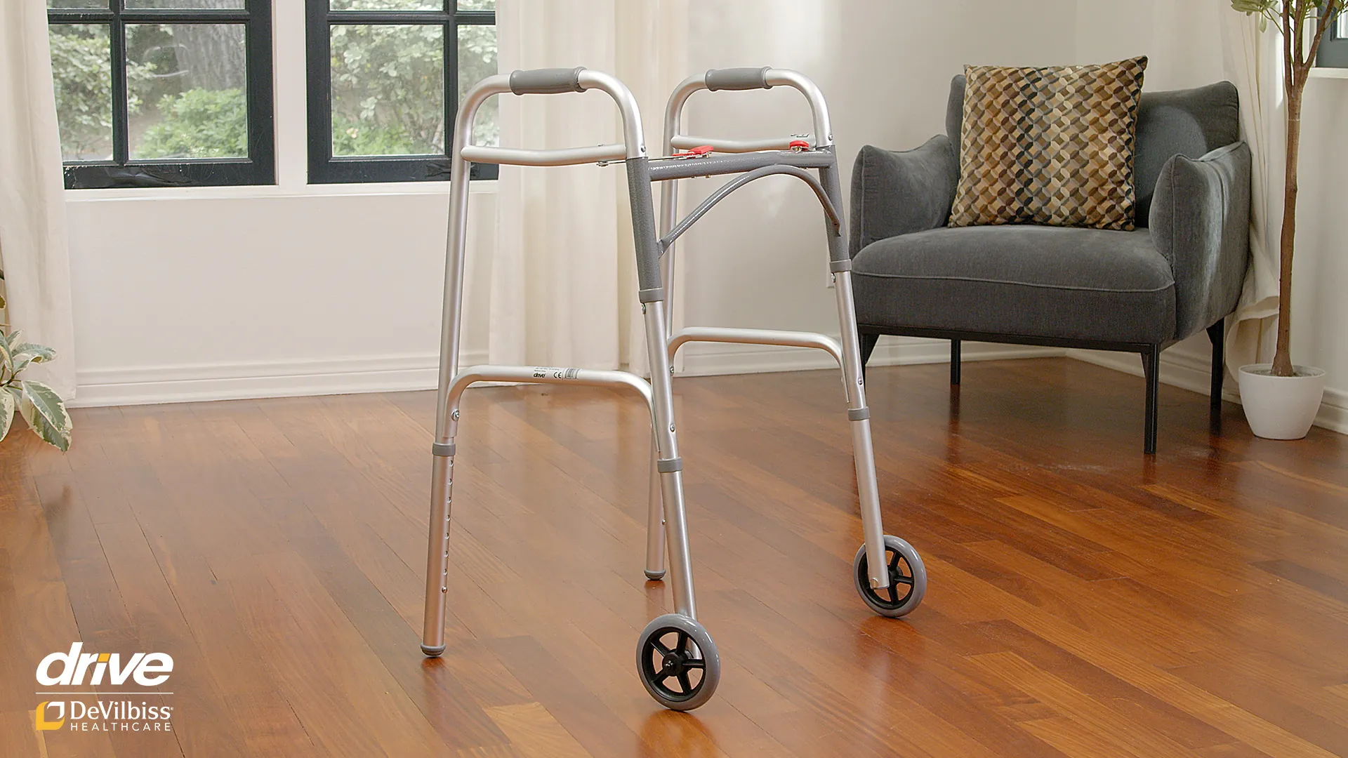 Drive Medical Two-Button Folding Walker Review image 7