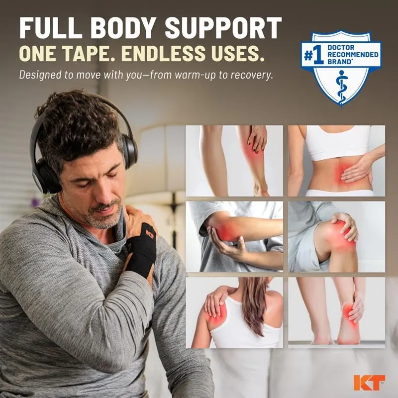 KT Tape Original Cotton Review: Kinesiology Tape Support image 2