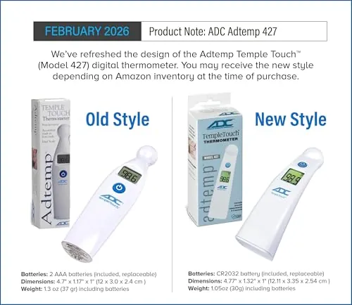 ADC Adtemp 427 Review: Temple Touch Thermometer image 3