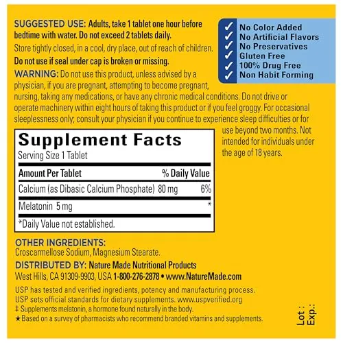 Nature Made Melatonin 5mg Review: Sleep Aid for Adults image 6