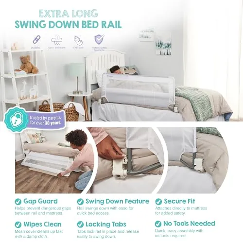 Regalo Safety 54 Bed Rail Review for Toddler Sleep Safety image 4