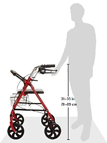 Drive Medical Rollator Walker with Seat Review image 3