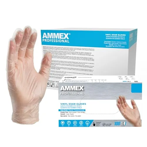 AMMEX Vinyl Gloves Review: Latex-Free Disposable Exam Gloves
