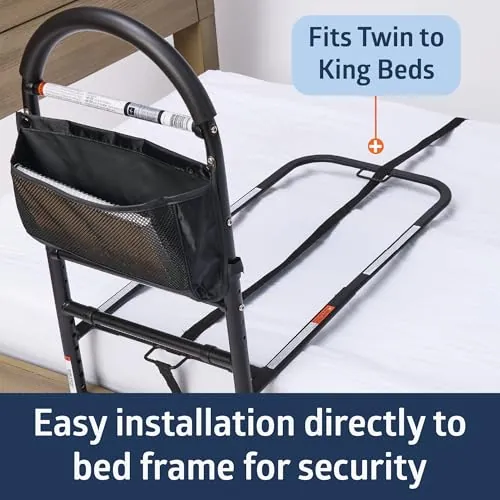 Medline Bed Assist Bar Review: Adjustable Bed Rail image 2