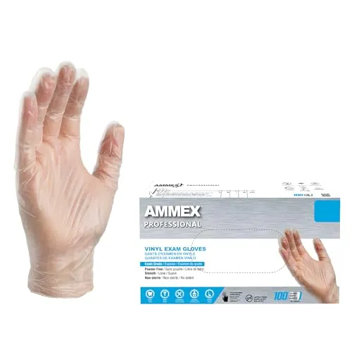 AMMEX Clear Vinyl Gloves Review: Latex-Free Exam Gloves