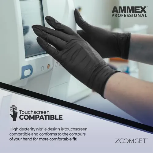 AMMEX Black Nitrile Exam Gloves Review image 4