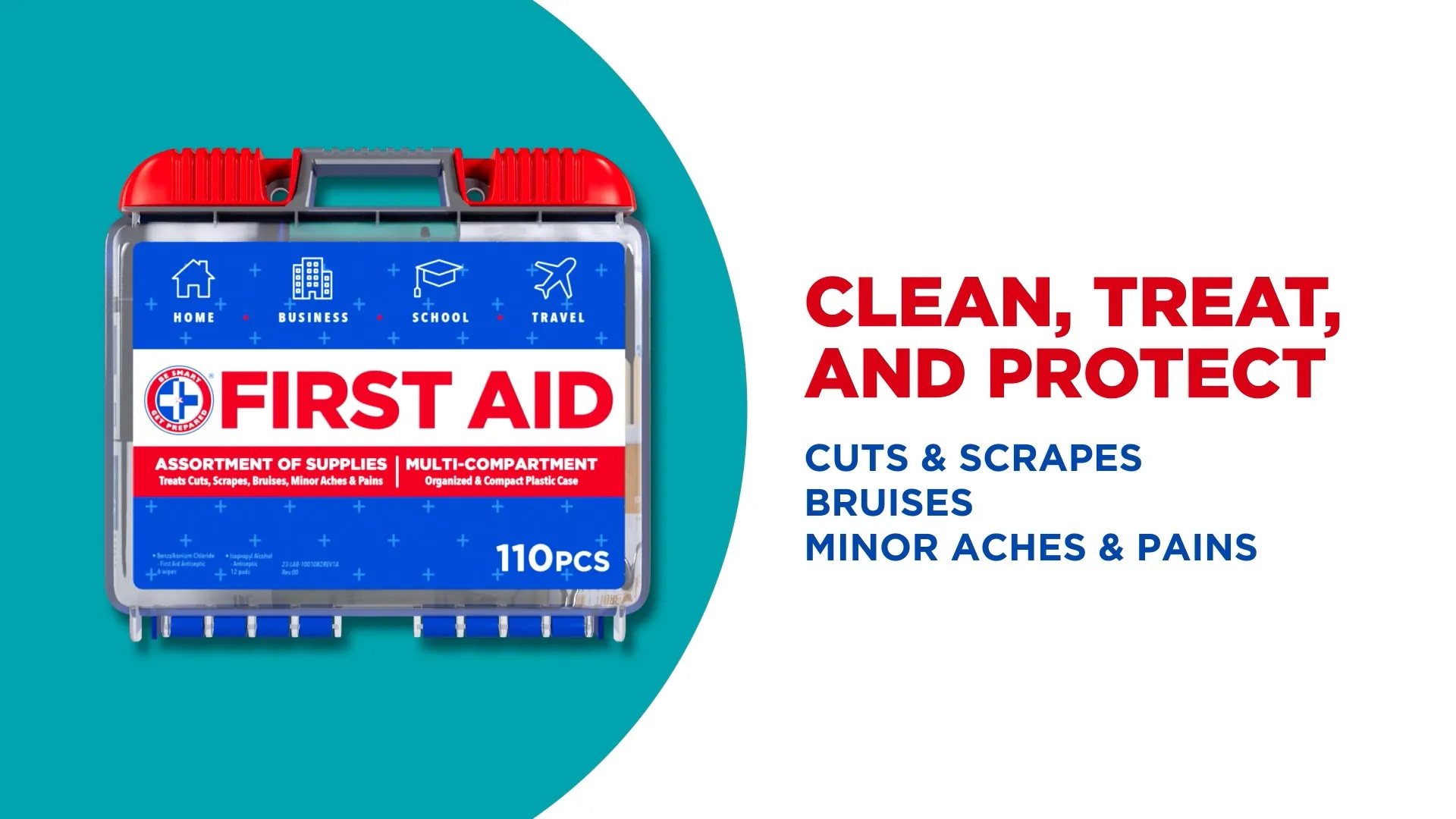 Be Smart Get Prepared 110 pc First Aid Kit Review image 7