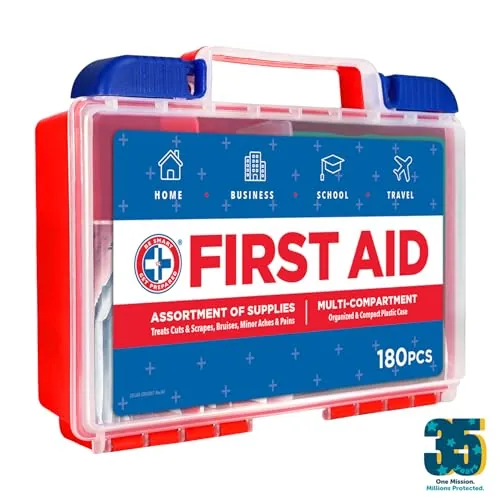 Be Smart Get Prepared 180 Piece First Aid Kit Review image 2
