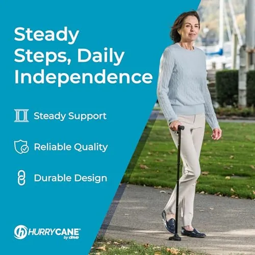 HurryCane Freedom Edition Review: Foldable Walking Cane image 2