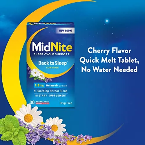 MidNite Back to Sleep Review: Low-Dose Melatonin Aid image 5
