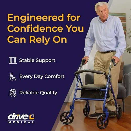 Drive Medical Rollator Walker Review: Seat, Support, Value image 2