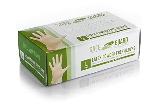 SAFEGUARD Latex Gloves Review: Powder-Free Food Service Gloves