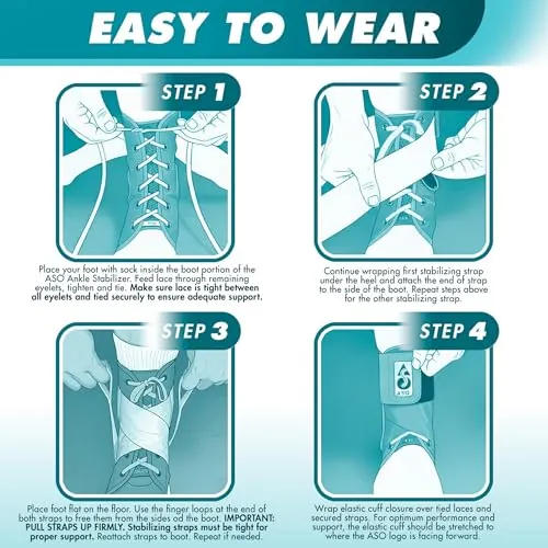 Med Spec ASO Ankle Stabilizer Review: Lace-Up Support image 4