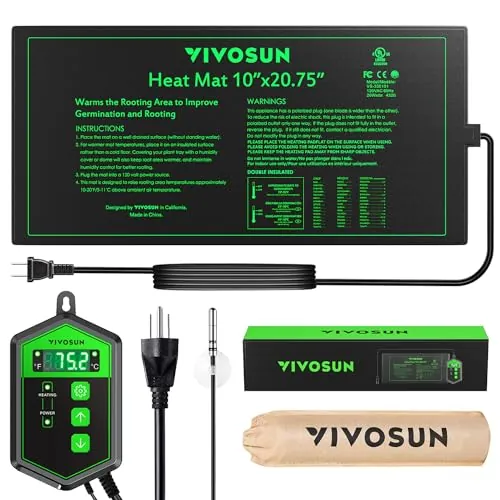 VIVOSUN Seedling Heat Mat Review: Thermostat Combo image 2