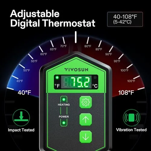 VIVOSUN Seedling Heat Mat Review: Thermostat Combo image 5