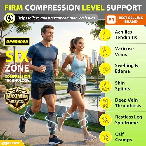 BLITZU Calf Compression Sleeves Review image 2