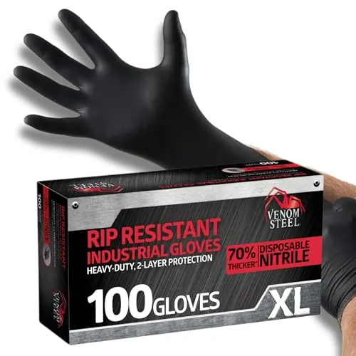 Venom Steel VEN6144N Review: Heavy-Duty Nitrile Gloves