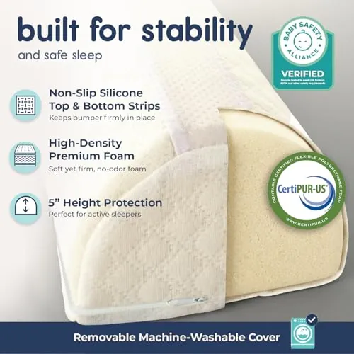 Hiccapop Foam Bed Bumpers Review for Toddler Sleep Safety image 3