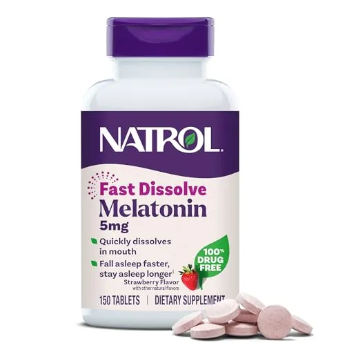 Natrol Melatonin 5mg Review: Fast Dissolve Sleep Support