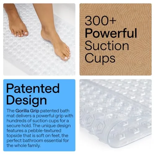 GORILLA GRIP Bath Tub Shower Mat Review image 4