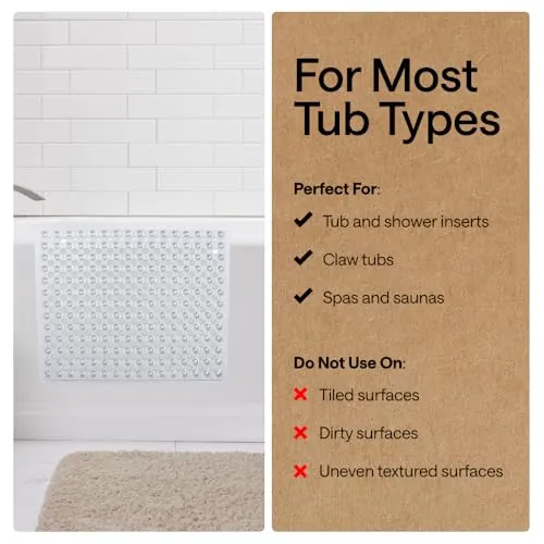 GORILLA GRIP Bath Tub Shower Mat Review image 6