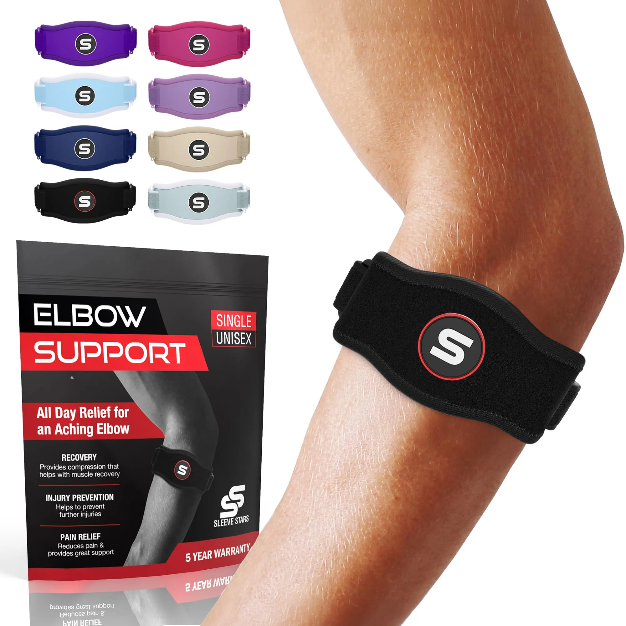 Sleeve Stars Tennis Elbow Brace Review image 8