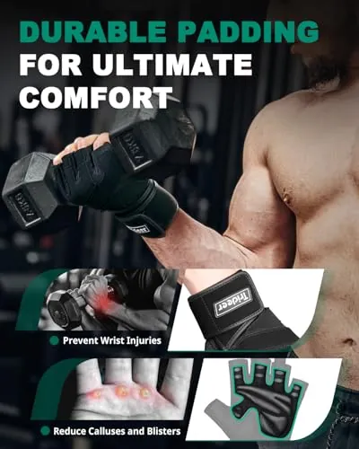 Trideer Workout Gloves Review: Lifting Grip and Wrist Support image 3