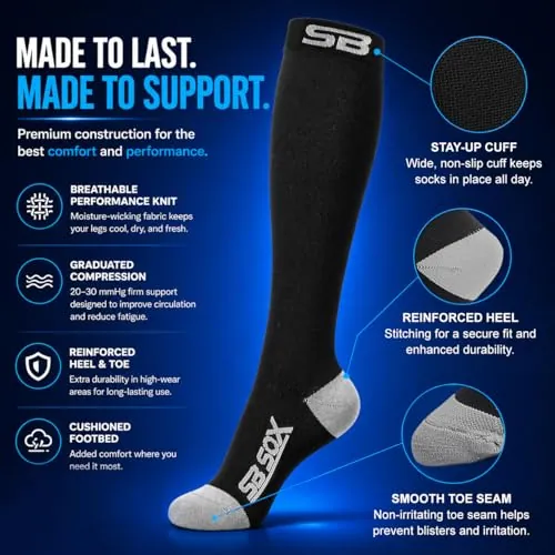 SB SOX Compression Socks Review: 20-30mmHg Daily Support image 6