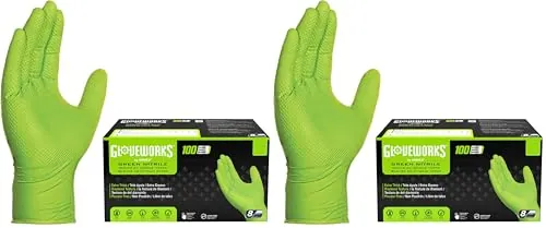 GLOVEWORKS HD Green Gloves Review: 8 Mil Nitrile