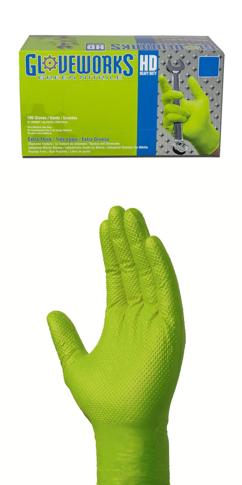 GLOVEWORKS HD Green Gloves Review: 8 Mil Nitrile image 9