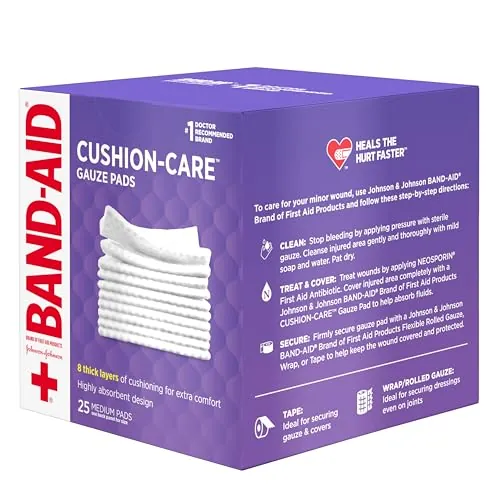 BAND-AID Cushion Care Gauze Pads Review image 6