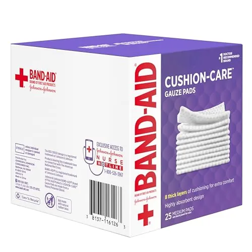 BAND-AID Cushion Care Gauze Pads Review image 7