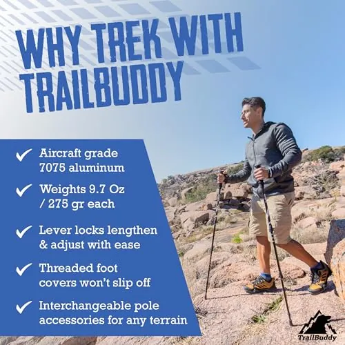 TrailBuddy Trekking Poles Review: Lightweight Hiking Poles image 3