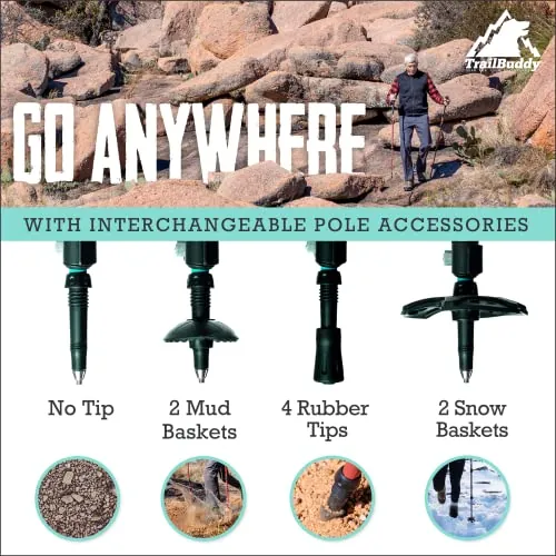 TrailBuddy Trekking Poles Review: Lightweight Hiking Poles image 5
