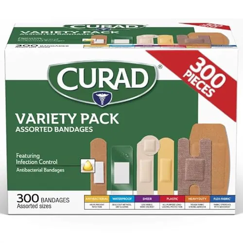 CURAD Assorted Bandages Review: 300-Count First Aid Pack