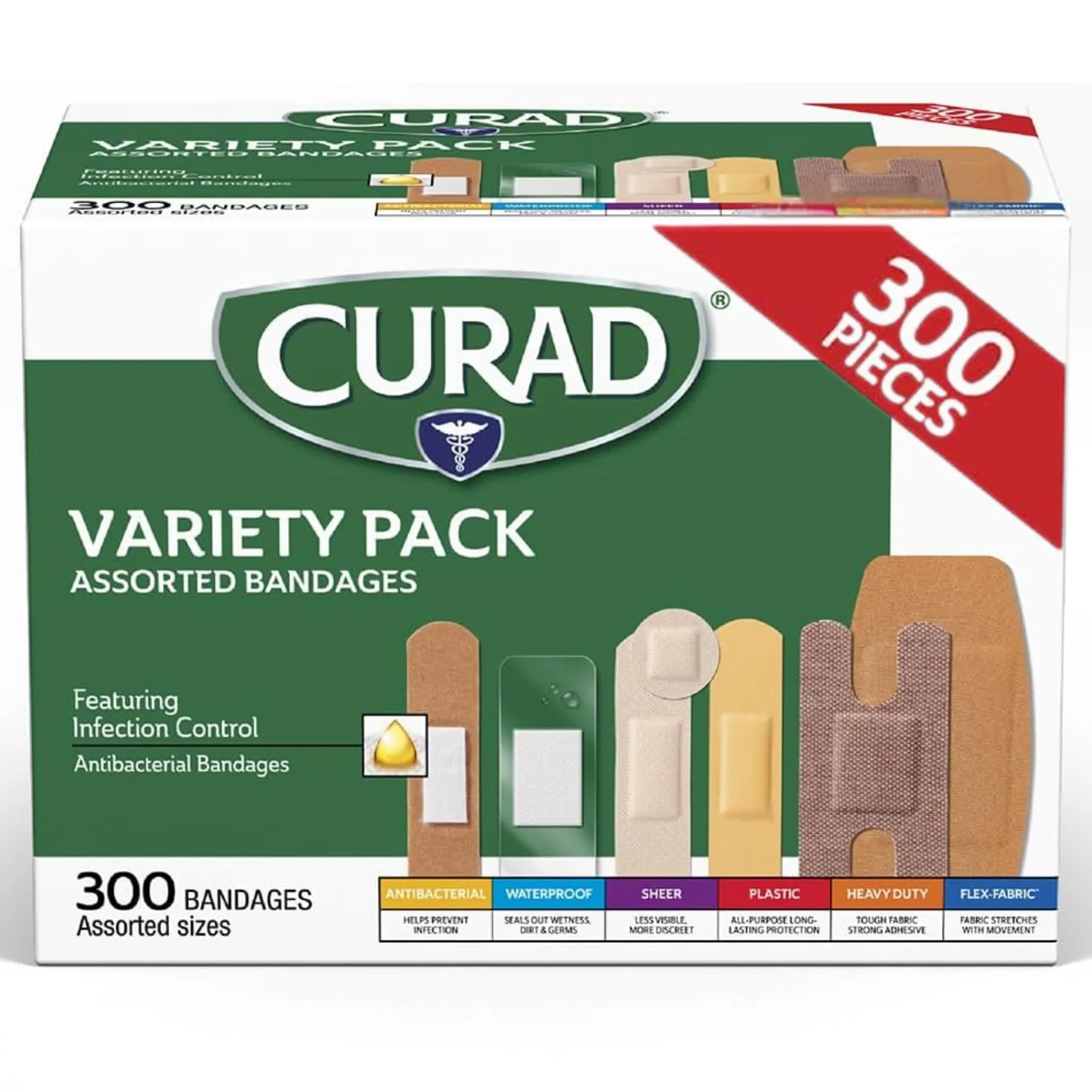 CURAD Assorted Bandages Review: 300-Count First Aid Pack image 8
