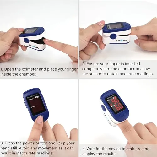 Zacurate 500BL Review: Fingertip Pulse Oximeter image 4