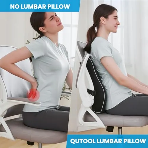 QUTOOL Lumbar Support Pillow Review for Office and Car image 3