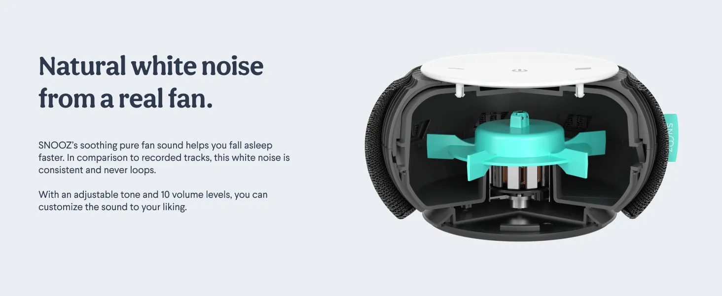 SNOOZ Smart White Noise Machine Review for Sleep Support image 9