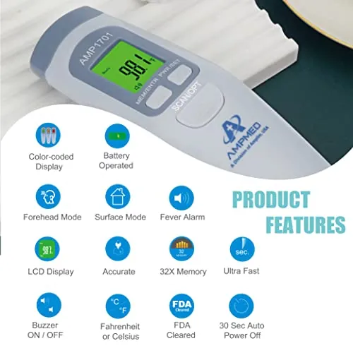 Amplim AmpMed Forehead Thermometer Review image 3