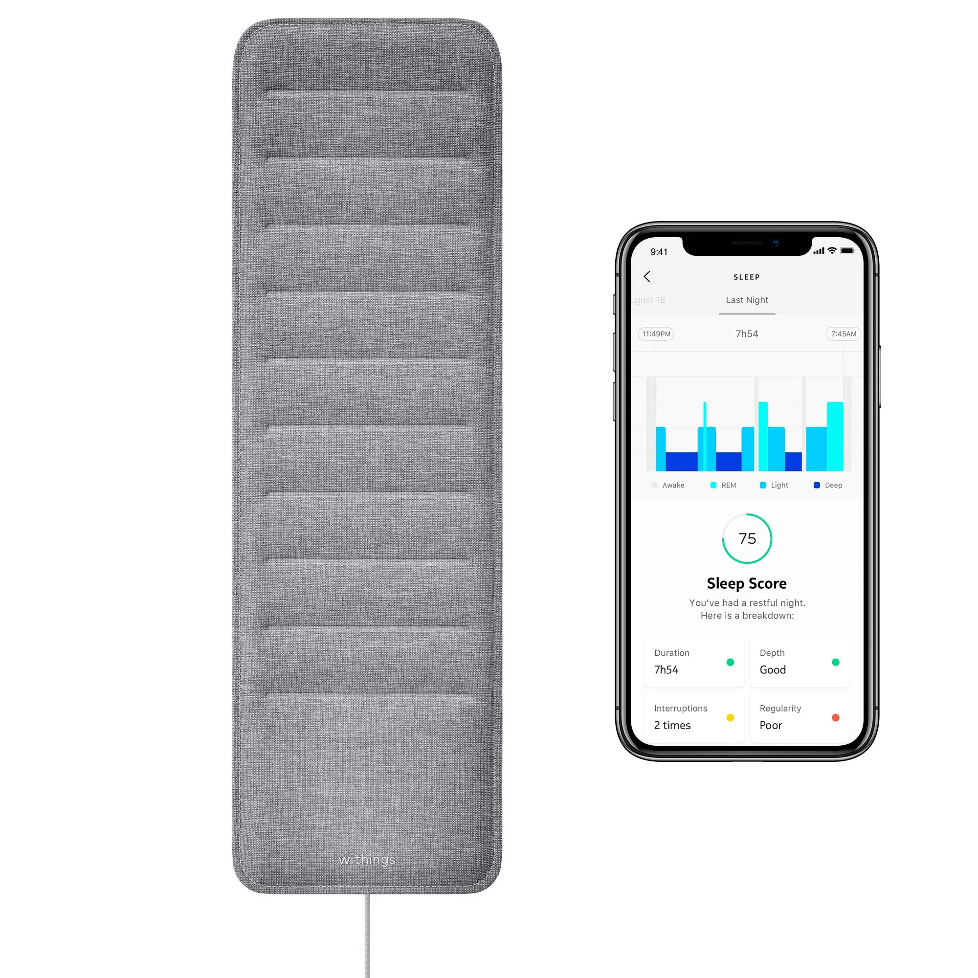 Withings Sleep Review: Under-Mattress Sleep Tracking Pad image 7