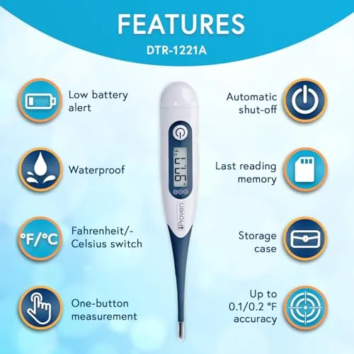 iProven Oral Thermometer Review: DTR-1221A Accuracy image 4