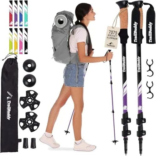 TrailBuddy Trekking Poles Review: Lightweight Hiking Poles