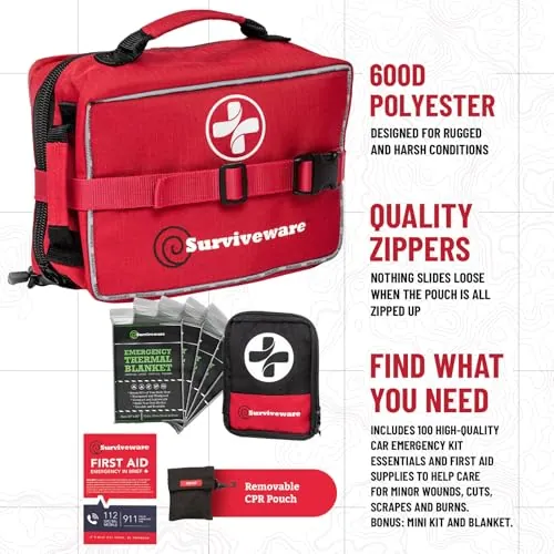 Surviveware 238 Pcs First Aid Kit Review image 3