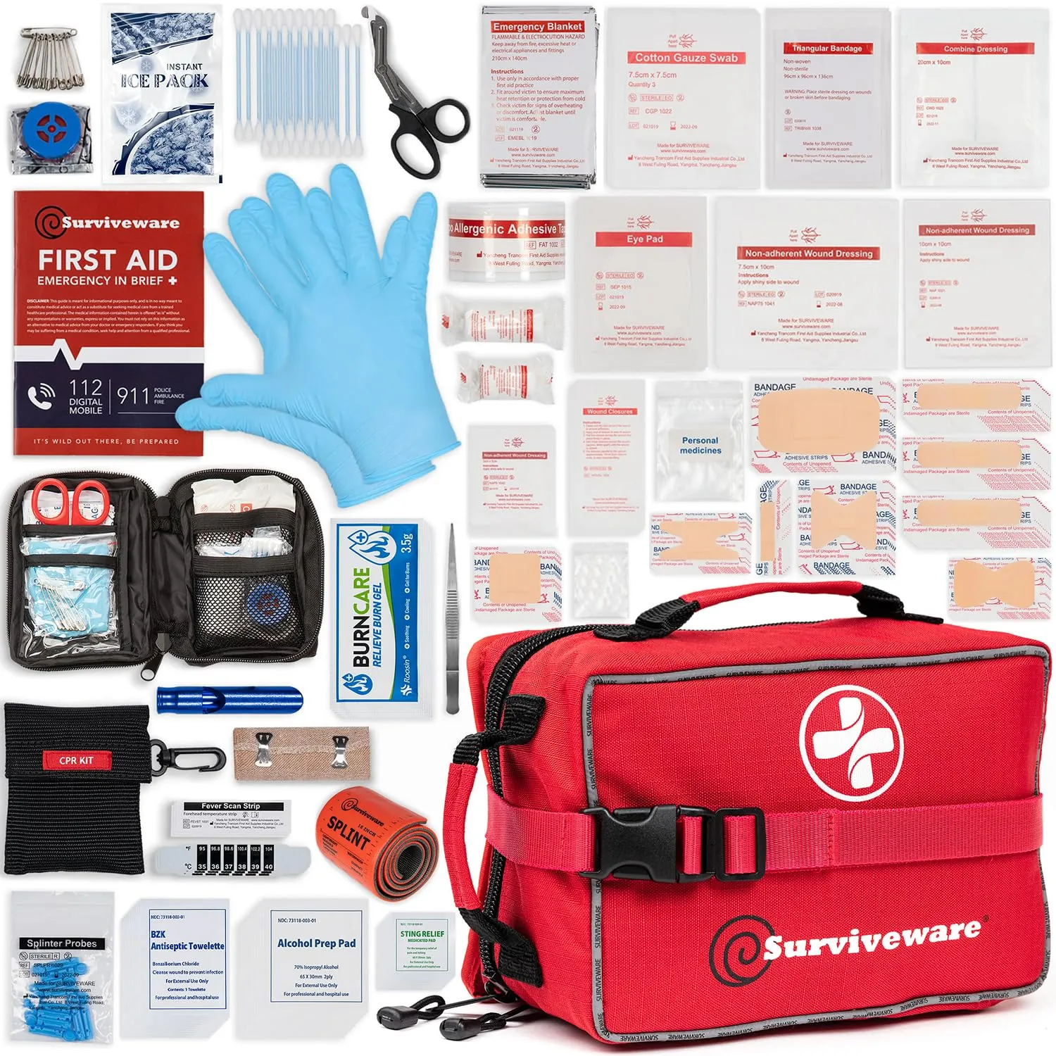 Surviveware 238 Pcs First Aid Kit Review image 8